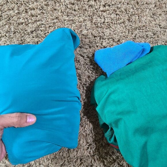 "American Living" Elegant Teal Draped Dress, Size 14. - Picture 12 of 12